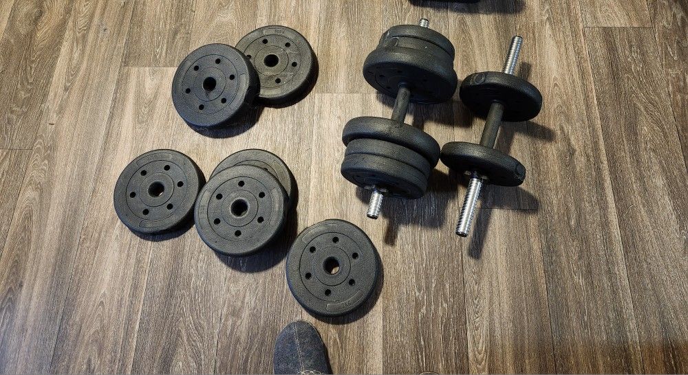 Outdoor Rubber DUMBBELL WEIGHTS