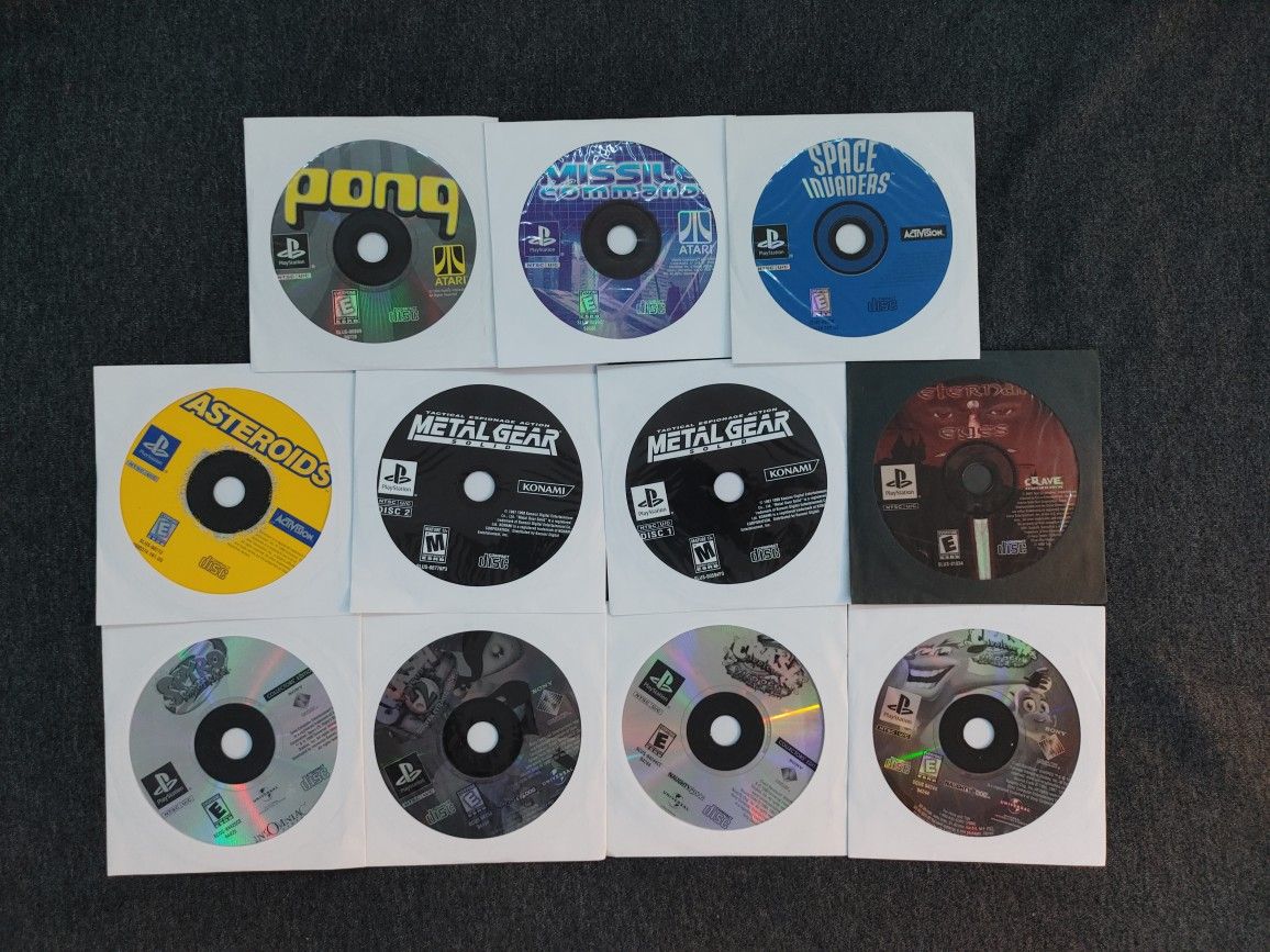 Loose PS1 Games