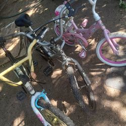 3 Bike  16 , 2 , 20inch  Work Perfect 