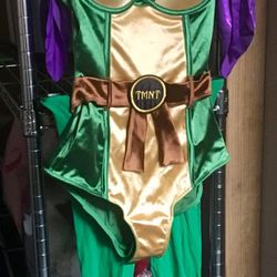 Ladies Ninja Turtle Halloween Costume - size S
