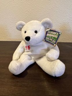 1998 SALVINO'S BAMMERS TIM SALMON BEANIE BEAR #24