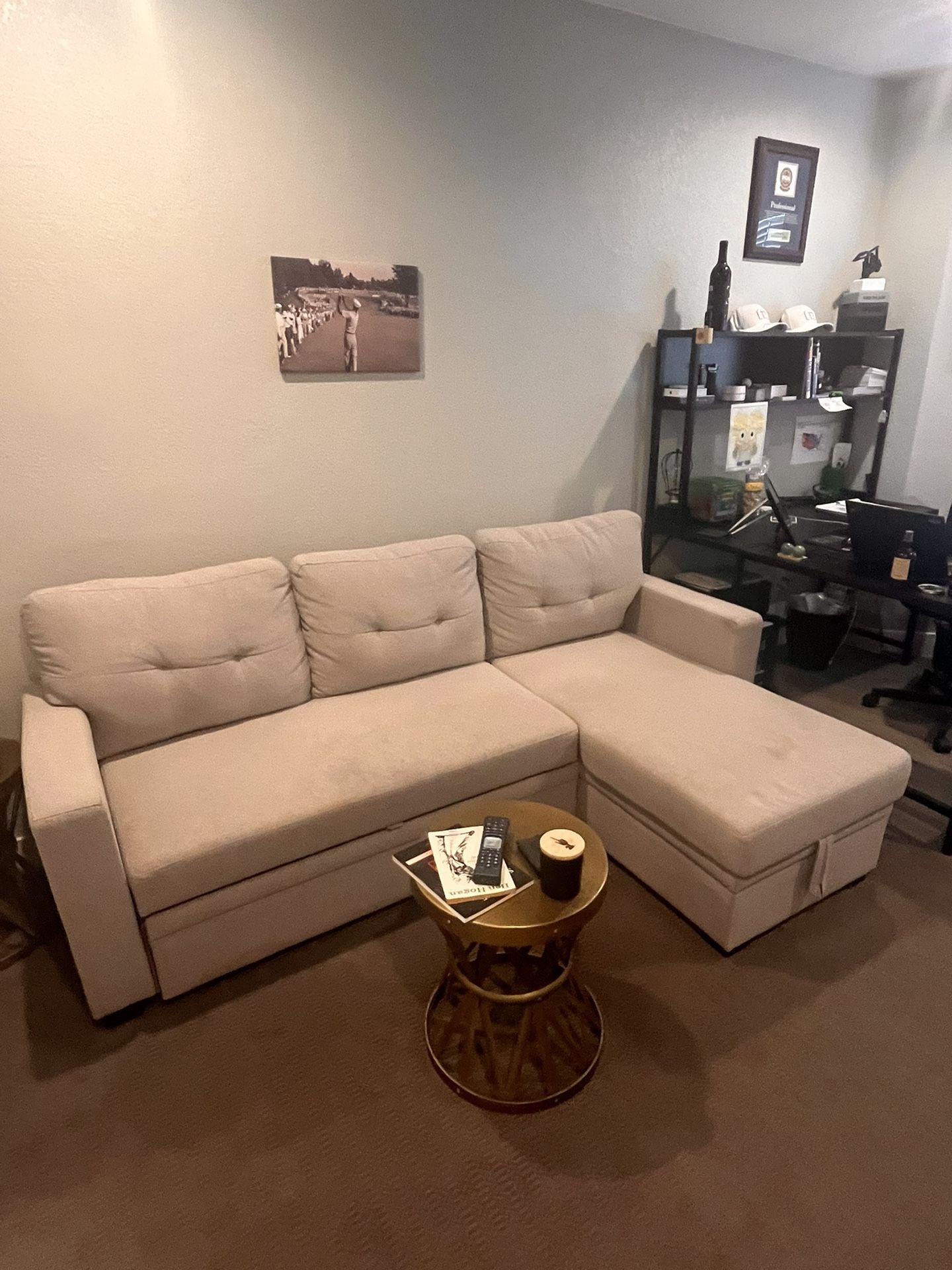 Sectional Couch W/ Pullout