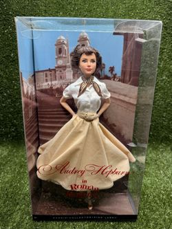 Audrey Hepburn Roman Holiday Barbie Doll Pink Label Collector Edition 2012 X8260