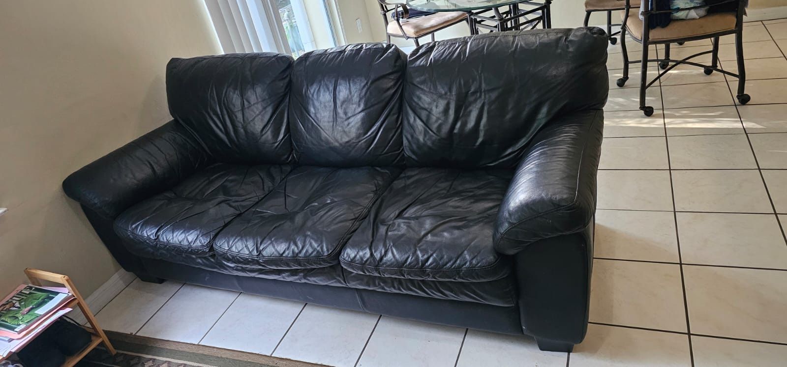 Black couch