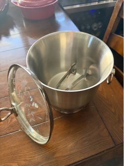 NEW Princess House Ice Bucket/tongs