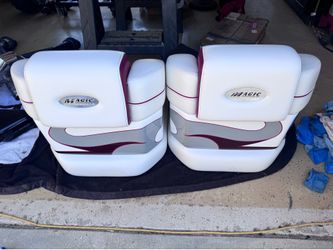 Boat seats , passenger and driver side