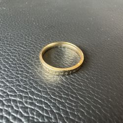 Daniel Wellington Ring Gold Plated Size 6.5