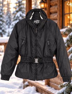 Vintage CB Sports Belted Ski Jacket
