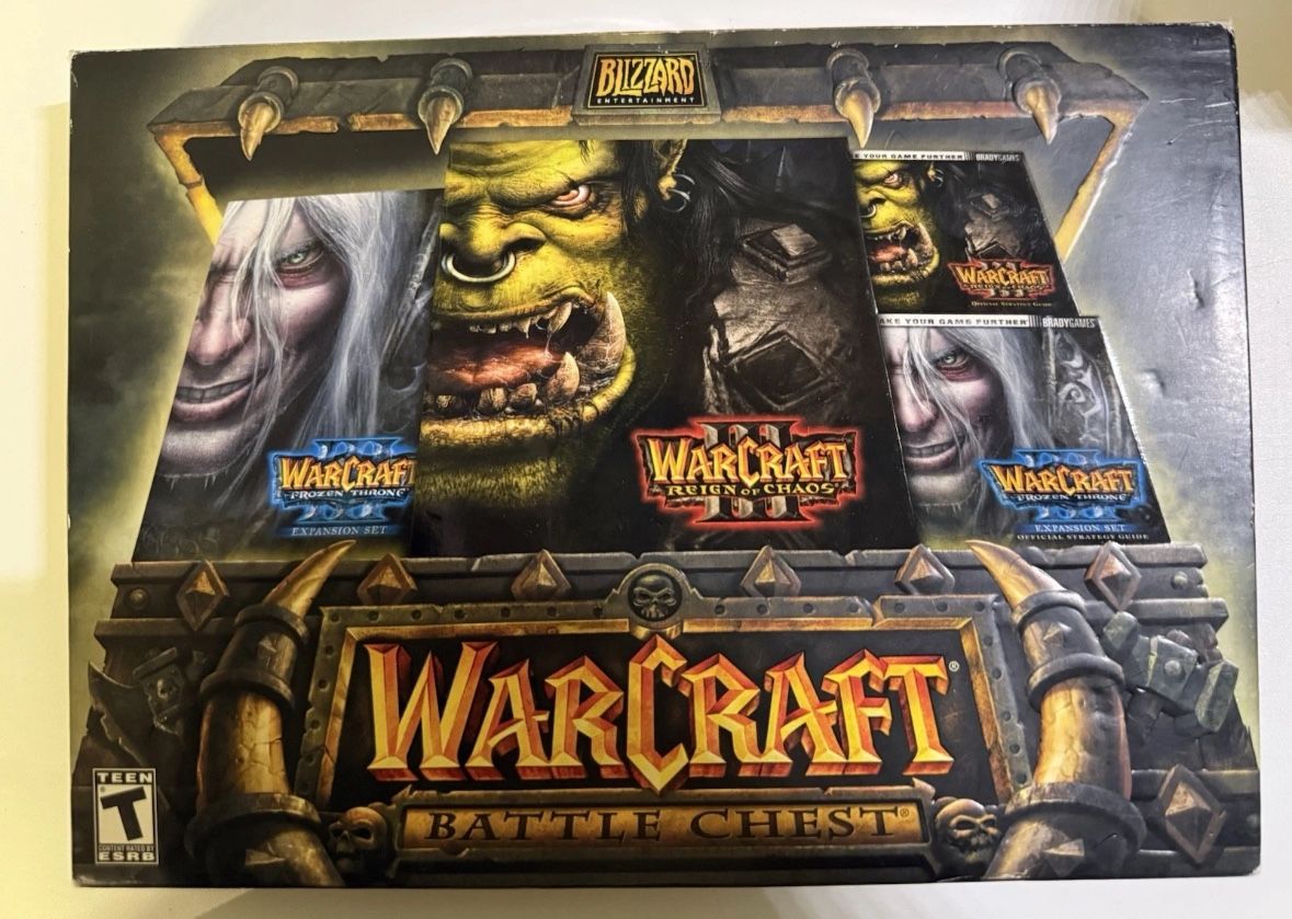 WarCraft 3 III Battle Chest Reign of Chaos with Frozen Throne Expansion PC 🔥