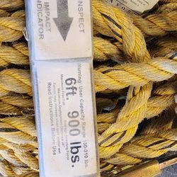 50 Foot Lanyard With 6'0 Shock Absorber