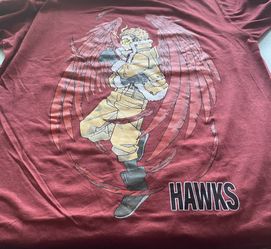 My Hero Academia Big Boys' Hawks Wing Hero Graphic Print Youth T-Shirt , Large 
