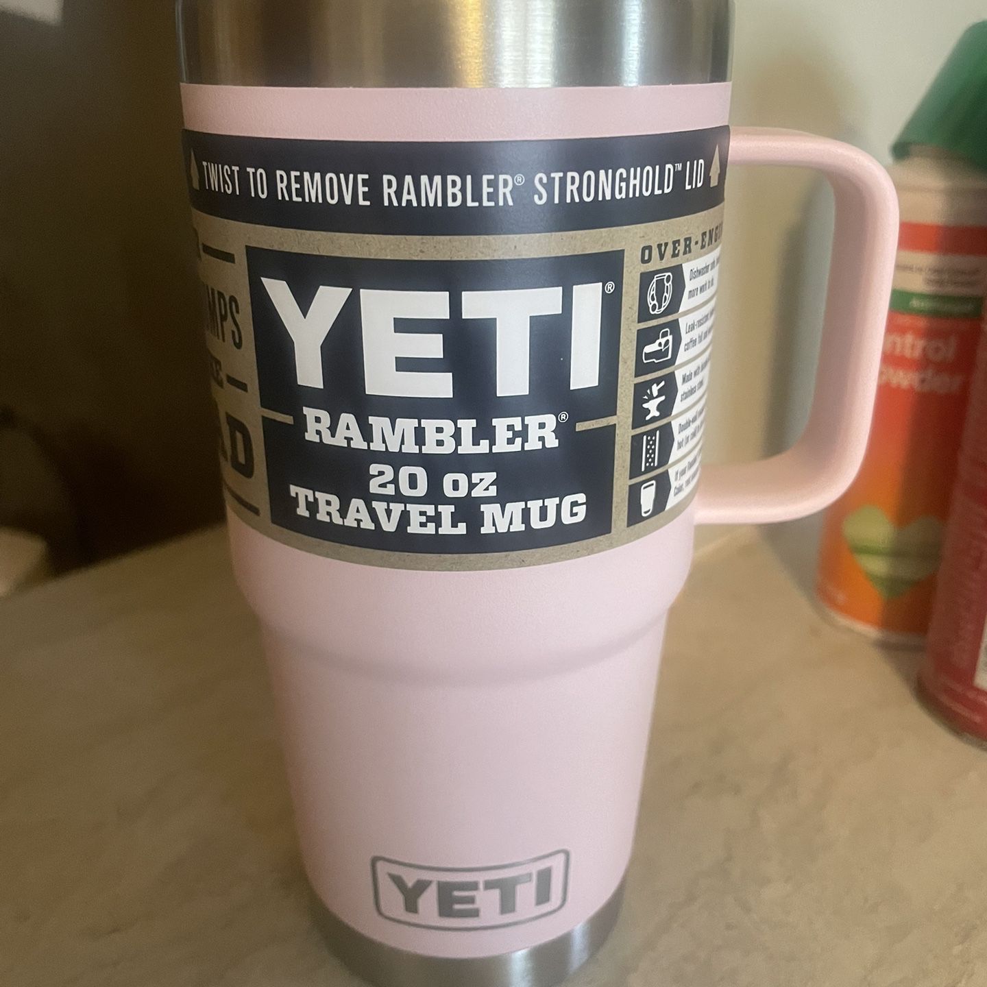 Brand New Yeti 14oz Sandstone Pink Rambler mug for Sale in San Antonio, TX  - OfferUp
