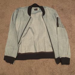 Zip Up Jean Jacket
