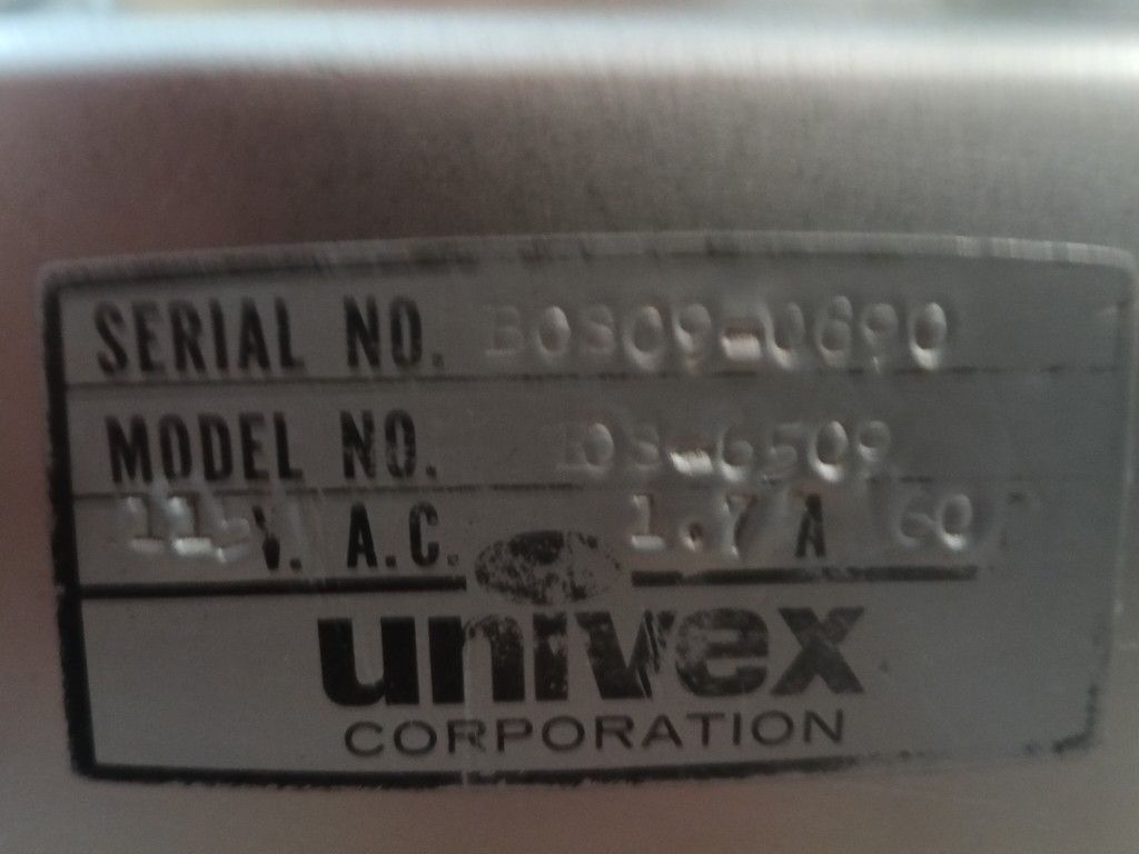 Univex 7512 Commercial Slicer 