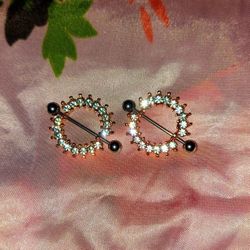 14 Gage Wrap Around Nipple Rings