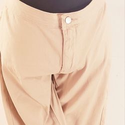 Women Khaki Tan Pant  Size X Large- Polyester Cotton