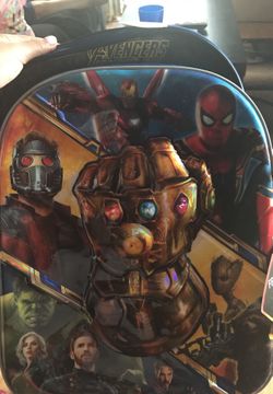 AVENGERS INFINITY WAR LIGHT UP BACK PACK
