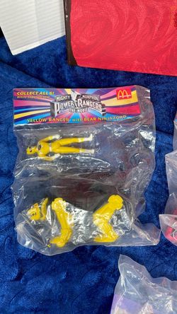 McDonald's Power Rangers Yellow Ranger Happy Meal Toy