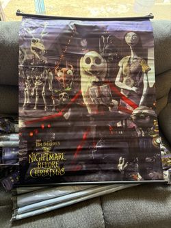 Disney Nightmare Before Christmas Scroll