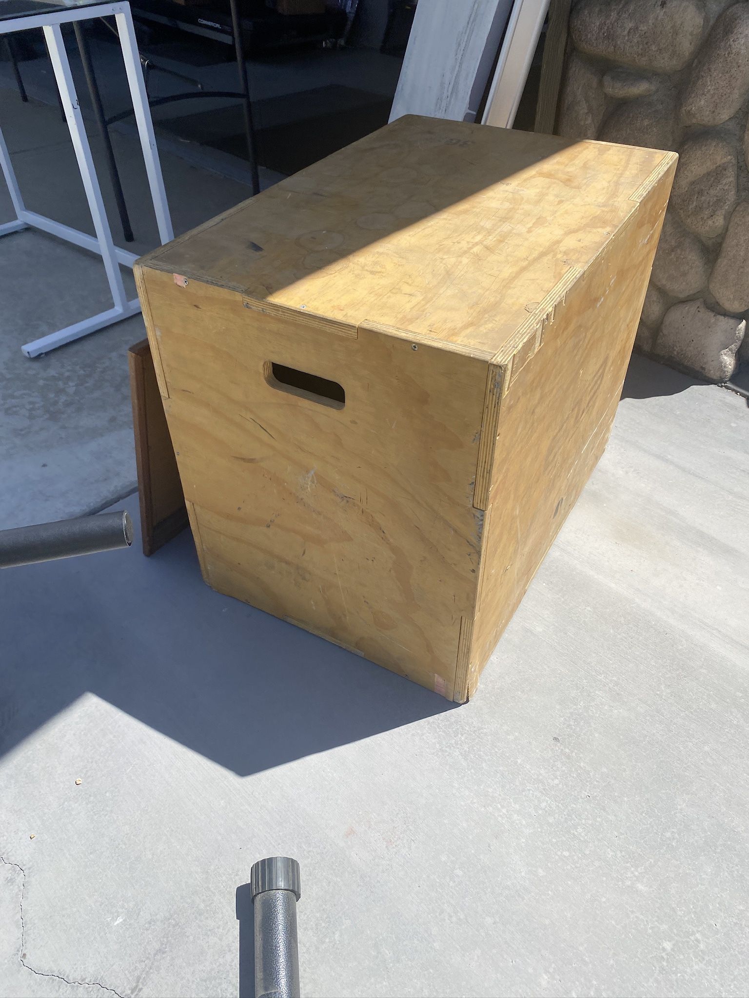 Exercise Wooden Box Great Condition