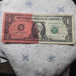 Bank Ink Pack Dye $1.00 Bill