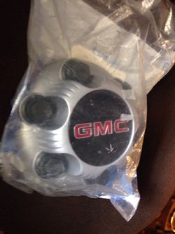1 new GMC truck centercap 6 lug silver