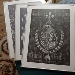 Three Custom ART Framed Pieces