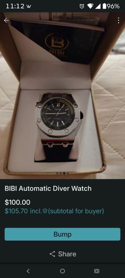 BIBI Automatic Diver Watch with Box