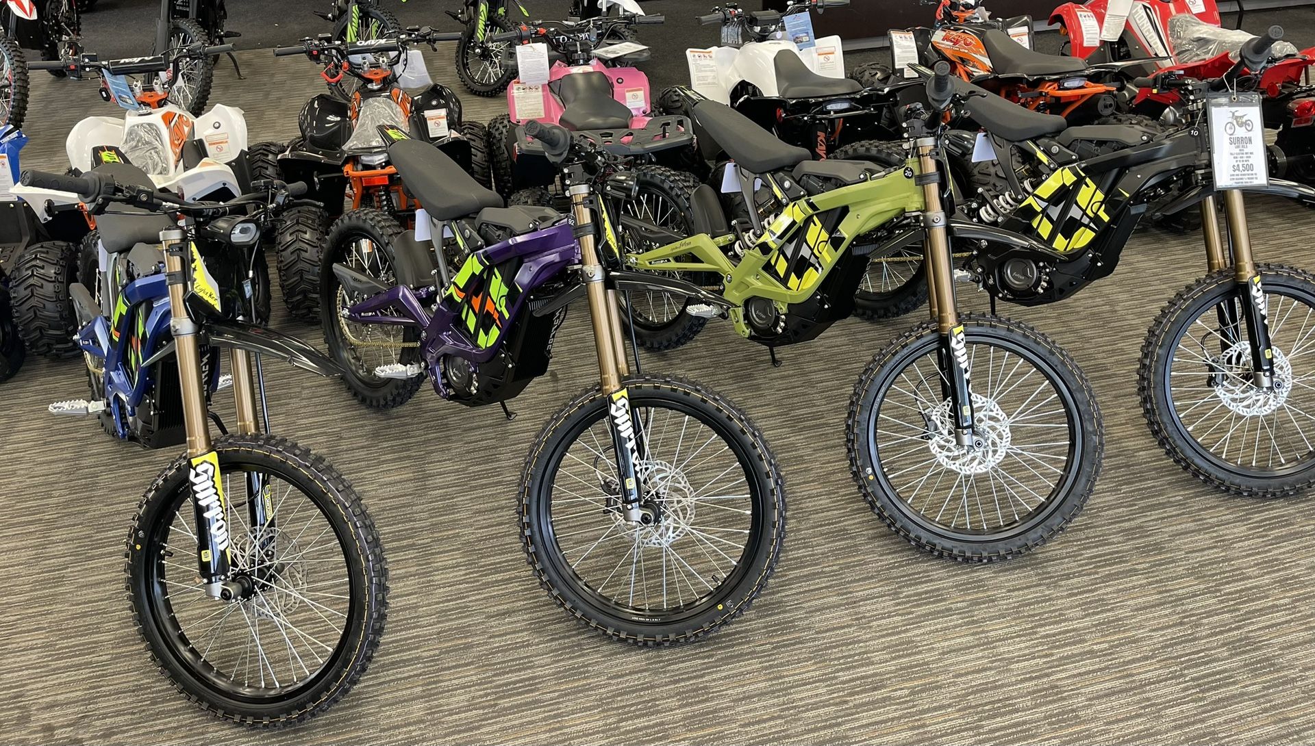 Surron light bee x 2025 40 Ah. 4 Colors Available