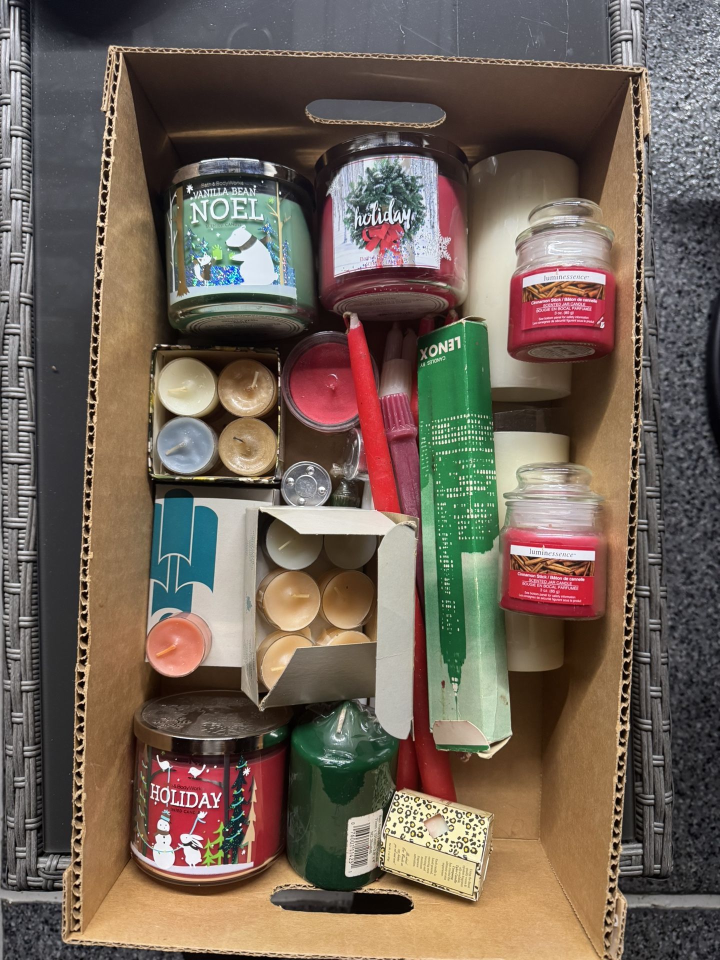 Assortment Of Holiday Candles