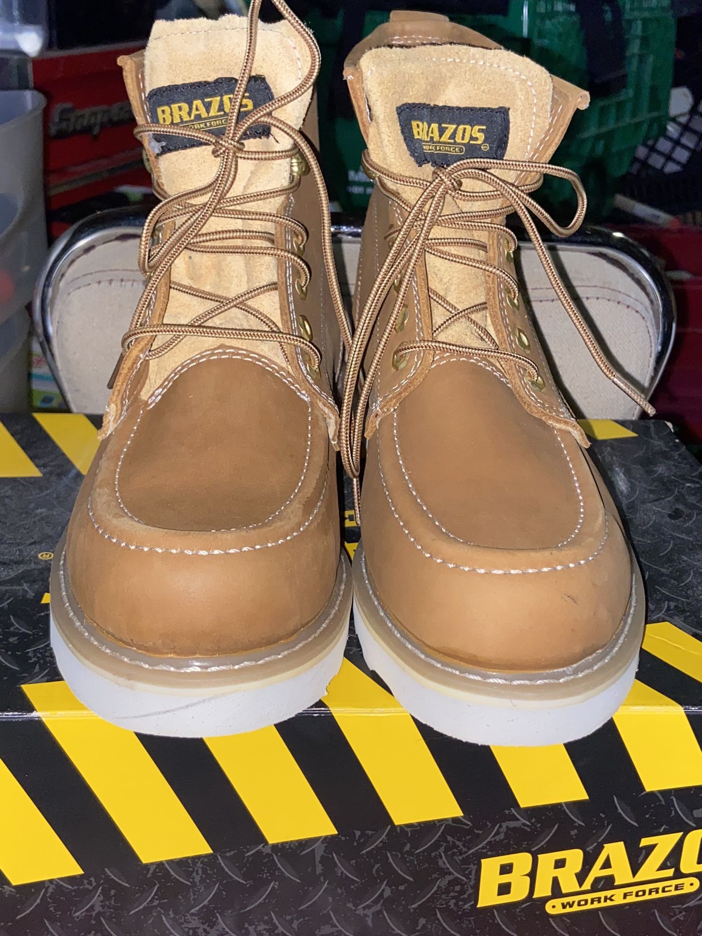 Brazos Men s Premium Rio Lace Up Work Boots for Sale in Tomball TX OfferUp