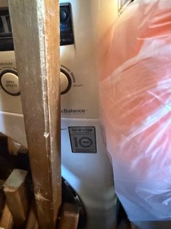 LG stackable washer and dryer