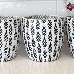 Allen + Roth Ceramic Planters Lot(6)