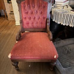 Victorian Parlor Chair (ladie’s Chair)