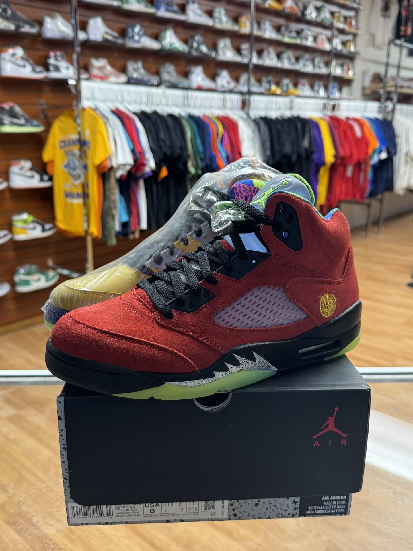 New Jordan 5 What The Size 8 