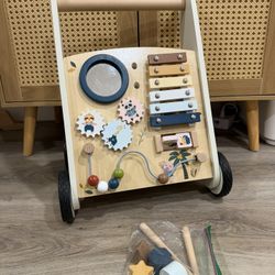 Wooden Walker For Baby Toddler