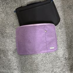 Two Chrome Book Or Small Laptop Carrying Puches 