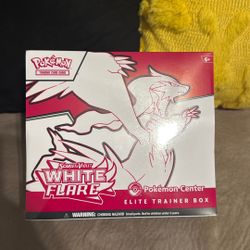 White Flare Pokemon Center Etb 