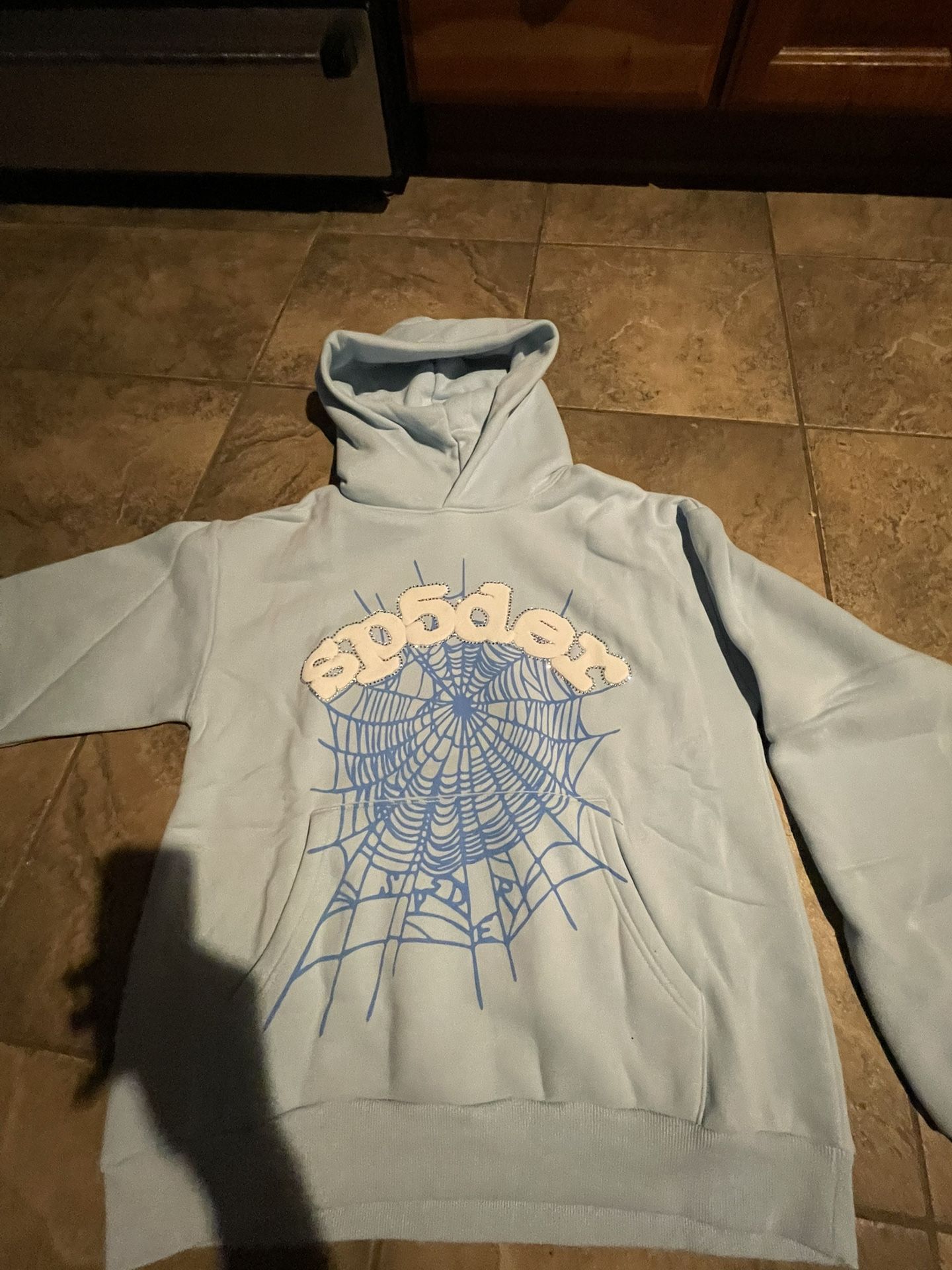 Baby Blue Spider Hoodie