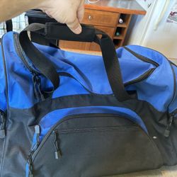 Blue Duffel Bag