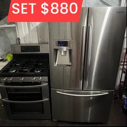 SET DE REFRIGERADOR Y ESTUFA EN BUENAS CON DICIONES