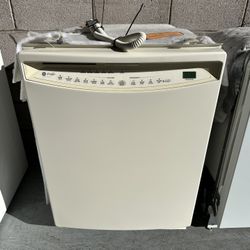 GE Dishwasher (1 Month Warranty)cream Color
