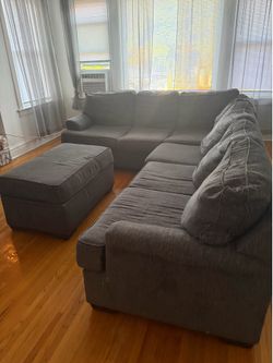 Sectional with Ottoman