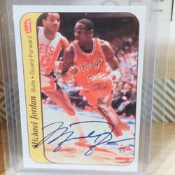 Michael Jordan Fleer Fascimile Autograph 