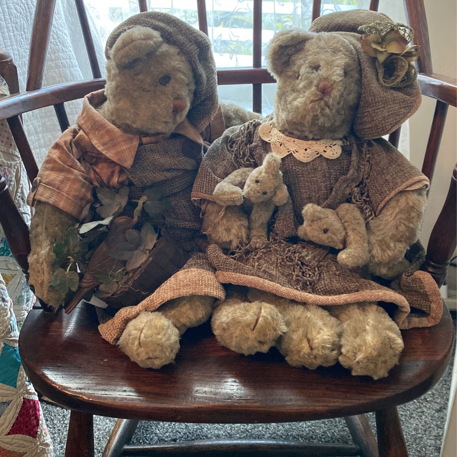 Pair Of Vintage Bears For The Bear lovers
