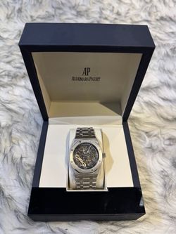 Silver Skeleton AP Watch