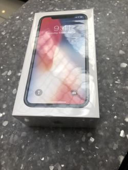 AT&T iPhone X space gray 64 GB NEW!!