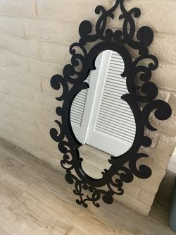 Black Metal Mirror
