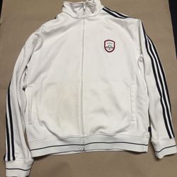 FIFA World Cup 2006 Track Jacket Mens XXL White Adidas Germany Koln Soccer Rare!
