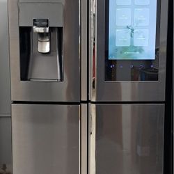 Samsung Black Stainless Steel French Refrigerator